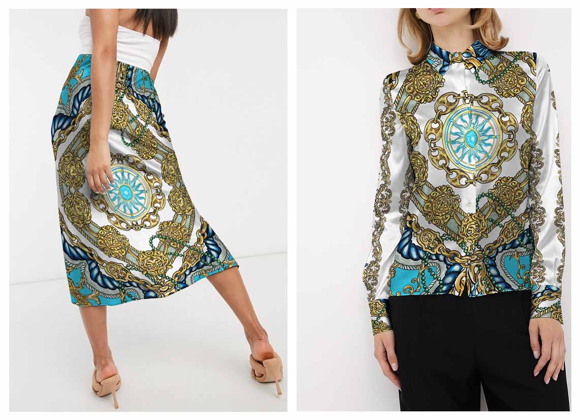 Ткань Шёлк  22502 3