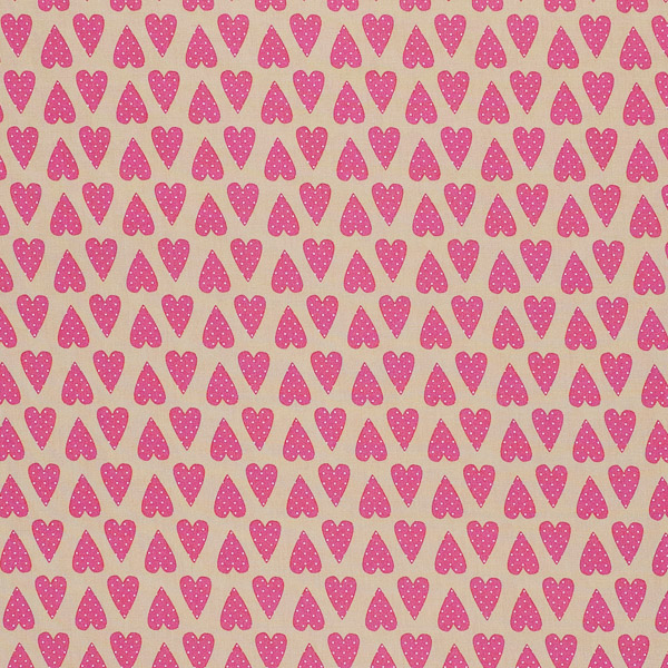 Ткань Поплин - Сердечко 1 1