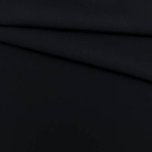 Ткань Подкладочная чёрного матового цвета однотонная  33244