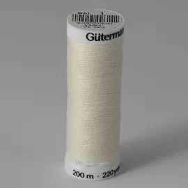 Нитки Gutermann SewAll №50 200м цвет 001